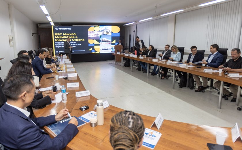 JHC recebe investidores para apresentar aspectos técnicos da implantação do BRT em Maceió
