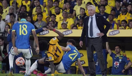 Na estreia de Carlo Ancelotti, Brasil empata sem gols com o Equador
