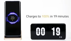Carregador sem fio da Xiaomi enche bateria de 4.000 mAh em 19 minutos