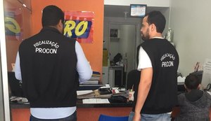 Procon fiscaliza instituições financeiras no Centro de Maceió