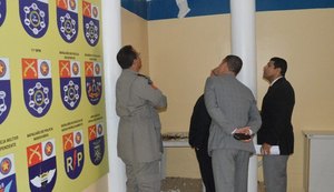 MP e Conseg visitam Quartel Geral da PM por risco iminente de desabamento