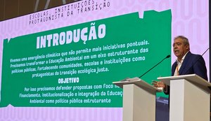 Gino César defende Educação Ambiental como política estruturante na 5ª Conferência Nacional do Meio Ambiente