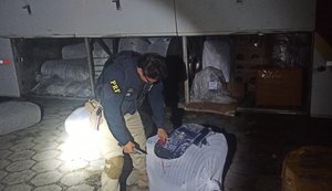 Vídeo: PRF e Bope apreendem diversas mercadorias sem nota fiscal transportadas em ônibus clandestino