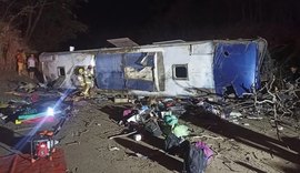 Acidente com ônibus de turismo que seguia de São Paulo para Alagoas deixa dois mortos e 34 feridos