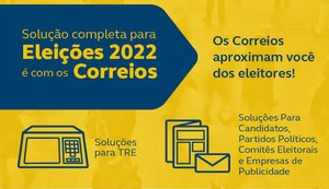 Correios divulga soluções para ações de comunicação nas Eleições 2022