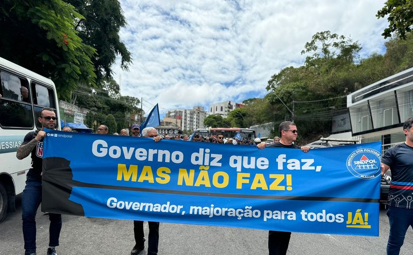 Policiais civis realizarão ato público em frente à Procuradoria Geral do Estado de Alagoas (PGE)