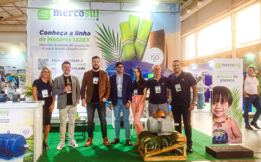 Mercosul Motores Elétricos é destaque do Simpósio da Agroindústria da Cana-de-Açúcar de Alagoas
