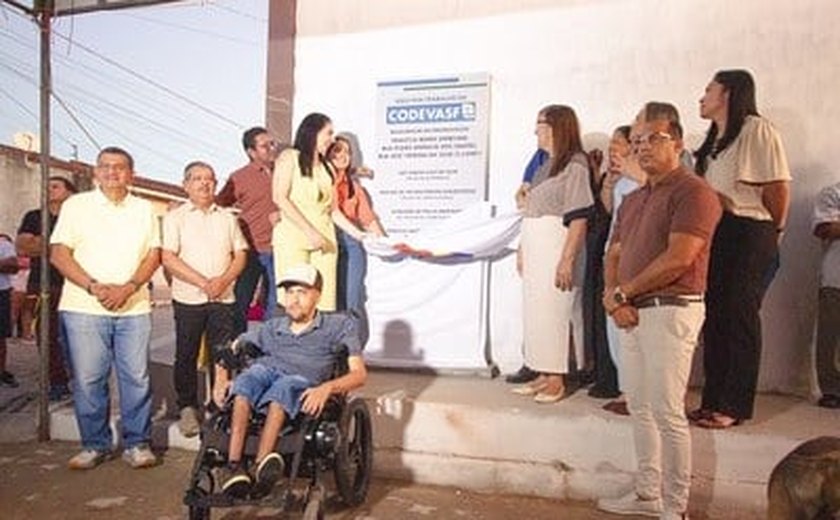 Distrito de Luziápolis avança em infraestrutura urbana com investimentos da Codevasf