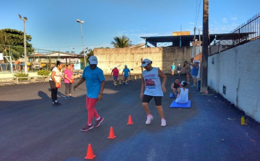 Maceió oferece Núcleos de Atividades Físicas para estimular hábitos saudáveis