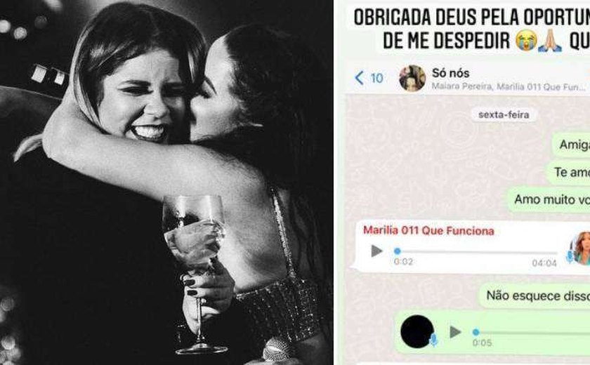Maraisa mostra última conversa com Marília Mendonça: 'que dor'