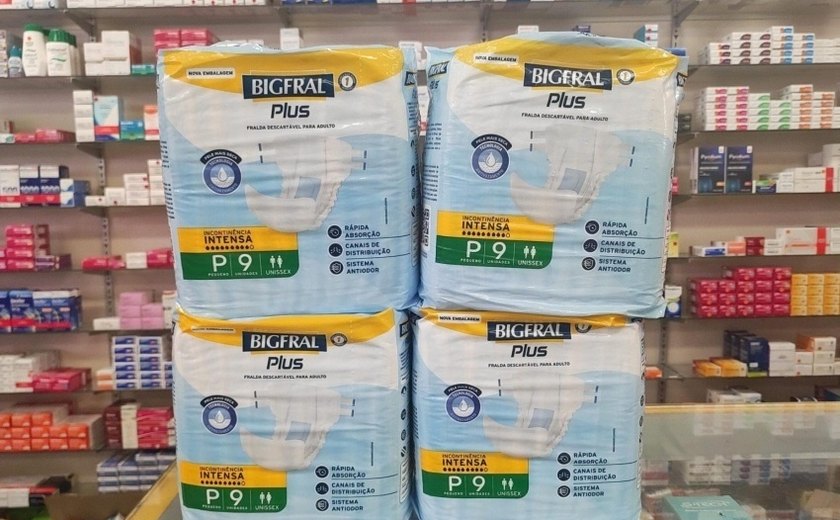 Maceioenses podem retirar fraldas geriátricas de forma gratuita pelo Programa Farmácia Popular