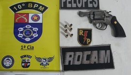Equipes da PM apreendem armas em Maceió e outras quatro cidades de Alagoas