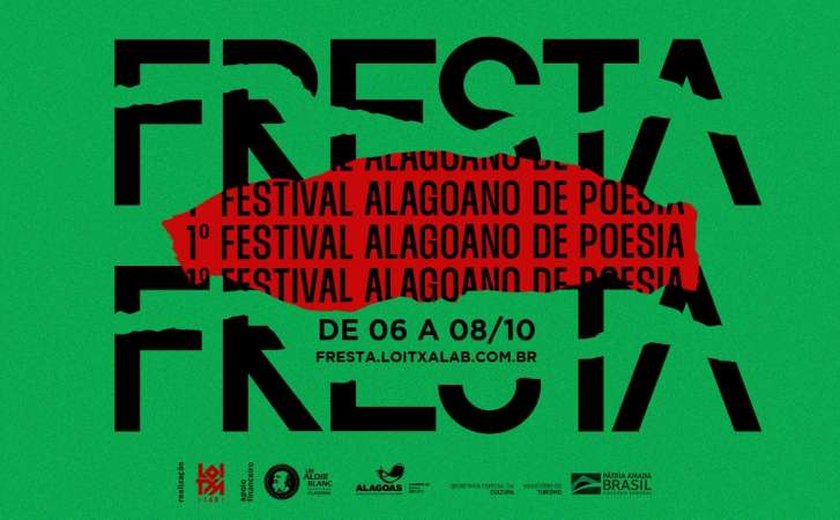 Começa nesta 4ª o Fresta, festival de poesia on-line premiado na lei Aldir Blanc em AL