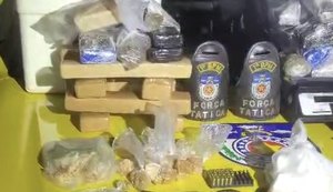 Mais de 20kg de maconha apreendida em residência na Levada