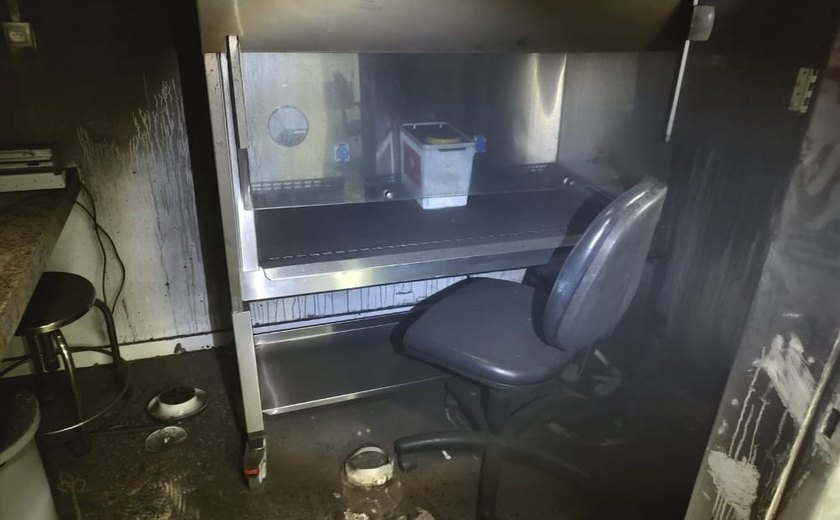 Incêndio atinge sala de setor oncológico de hospital particular em Maceió