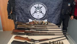Ação integrada apreende 11 armas de fogo em cidades do sertão alagoano