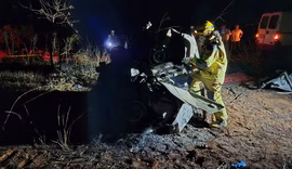Acidente entre carro e carreta deixa cinco mortos em rodovia de MG