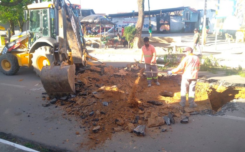 Galeria danificada por ligação clandestina de esgoto é reconstruída