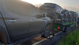 Operação do Batalhão Rodoviário apreende 10 carros no município de Jundiá