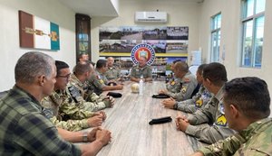 Comando da PM recebe militares da Corporação que servirão à Força Nacional