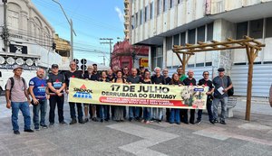 Sindpol e sindicatos relembram o 17 de Julho que derrubou governo Suruagy