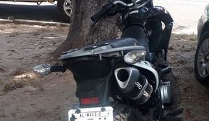 Guarnição do BPTran recupera motocicleta roubada na Ponta Grossa