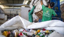 Cooperativas de recicláveis possuem espaços para triagem de resíduos