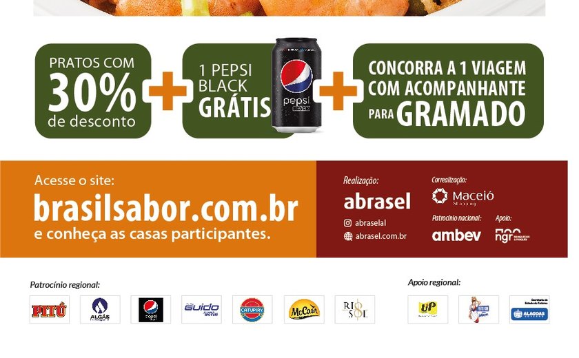Abrasel realiza mais uma edição do Brasil Sabor, o maior festival gastronômico do planeta
