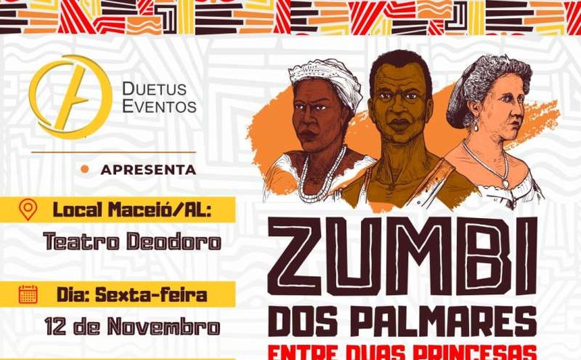 Espetáculo de dança “Zumbi dos Palmares entre duas princesas” é apresentado dia 12