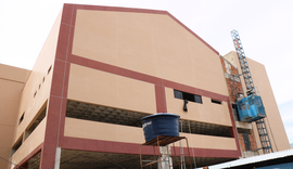 Obras de reforma e ampliação do Centro de Convenções seguem a passos largos