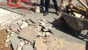 Prefeitura de Maceió inicia intervenções no calçadão do Comércio