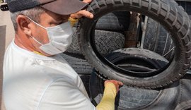 Mutirão da Prefeitura em borracharias de Maceió vai recolher pneus inservíveis