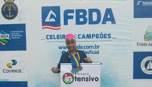 Alagoana conquista 5 medalhas em festival de natação