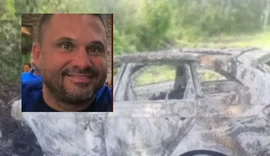 Taxista é chamado para realizar corrida, desaparece e é encontrado morto ao lado de carro incendiado