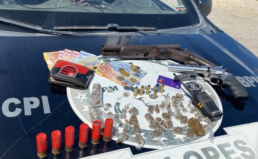 Em menos de 24 horas, Polícia Militar apreende cinco armas de fogo em União dos Palmares