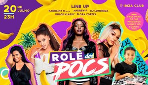 Rolê das POCs anima noite desta sexta no Ibiza Club