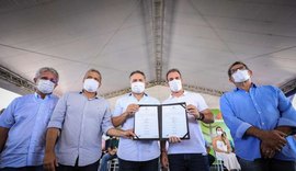 Governador de Alagoas autoriza construção de ponte e anuncia entrega de rodovia