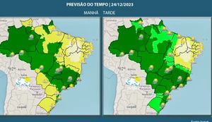 Último fim de semana do ano terá chuvas em grande parte do país