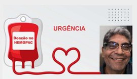 Policial civil precisa de doação de sangue com urgência para se submeter a cirurgia