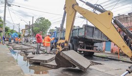 Prefeitura de Maceió intensifica trabalho de limpeza de galerias em ruas da capital