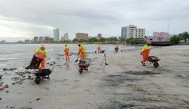 Prefeitura de Maceió recolhe 750 toneladas de resíduos nas praias de Maceió