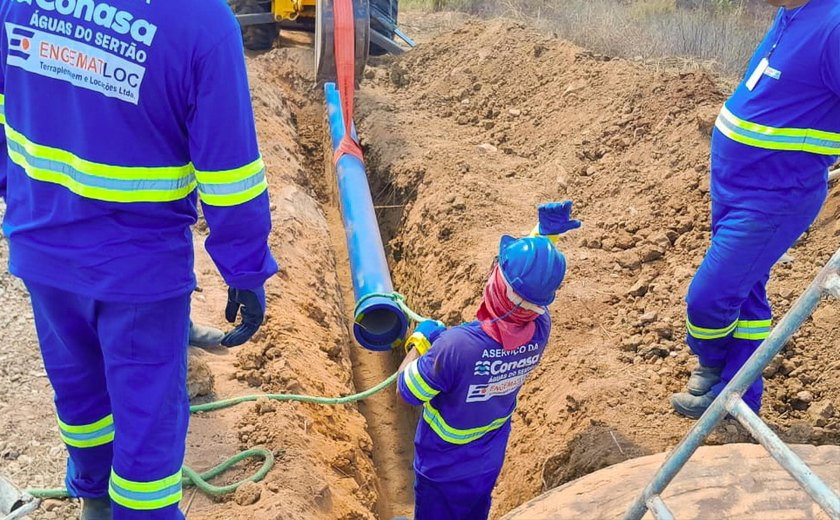 Mais Água Alagoas: obra expande rede de abastecimento em Igaci com 15 km de nova adutora
