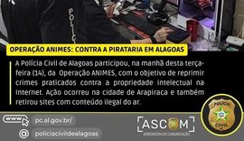Operação Animes: PC cumpre mandado contra pirataria online em Alagoas