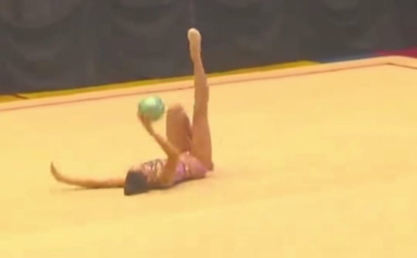 Ginasta alagoana conquista duas medalhas no Campeonato Sul-Americano de Ginástica Rítmica