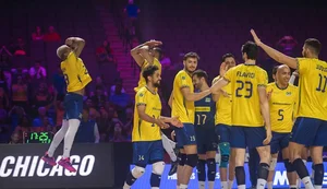 Brasil vence Canadá por 3 sets a 0 na Liga das Nações de Vôlei