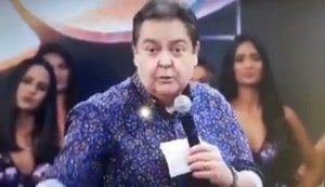 Faustão diz que Bolsonaro pode ser até honesto, mas é um idiota