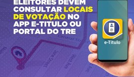 Eleitores devem consultar locais de votação no app e-Titulo ou portal do TRE