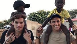 Gianecchini viaja com amigo para a África e afirma: 'Não somos um casal'