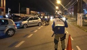 Operação Lei Seca resulta em 16 autuações por alcoolemia no bairro do Poço