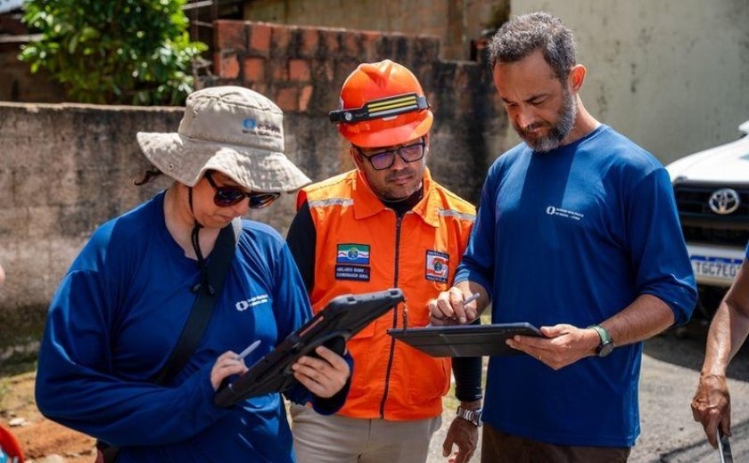 Defesa Civil e Serviço Geológico do Brasil mapeiam 25 áreas de risco em Maceió